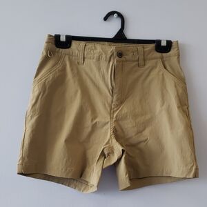 Women's Patagonia Quandary Shorts 5" inseam tan
